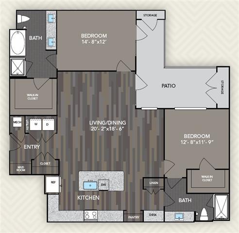 Floorplan - The Alden at Cedar Park