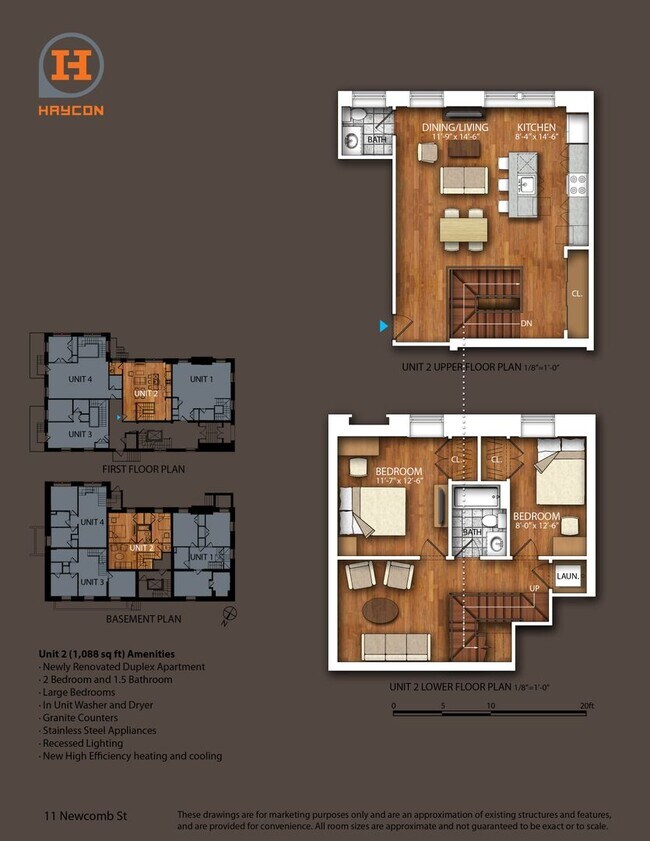 Building Photo - Renovated, Modern Split-Level Apartment – 2 Bed | 1.5 Bath | 1,088 Sq Ft