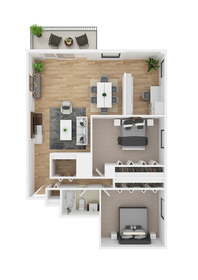 Floorplan - Congressional Towers