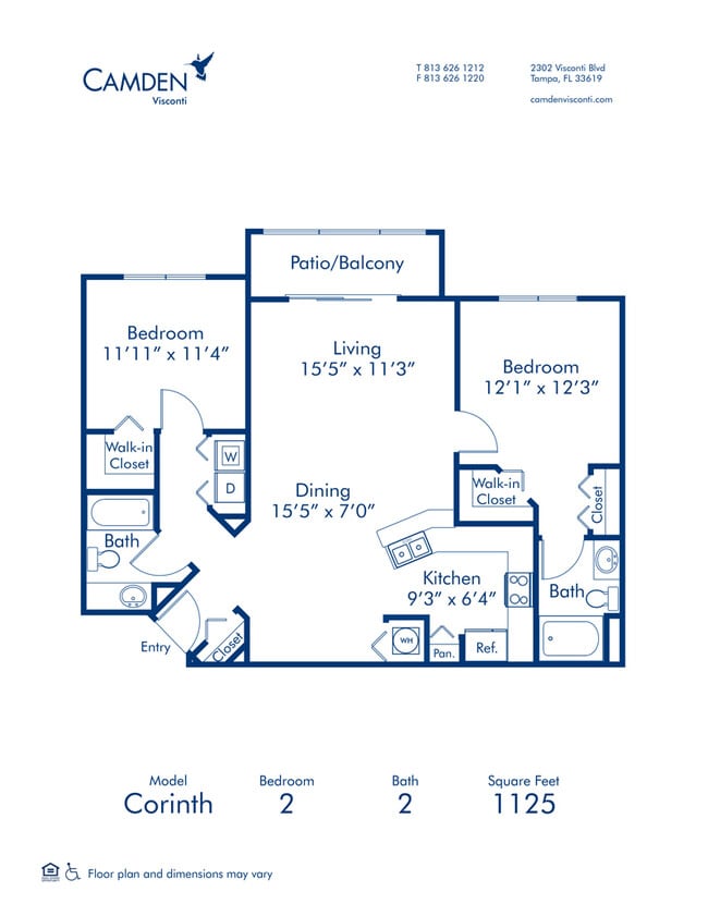 Floorplan - Camden Visconti