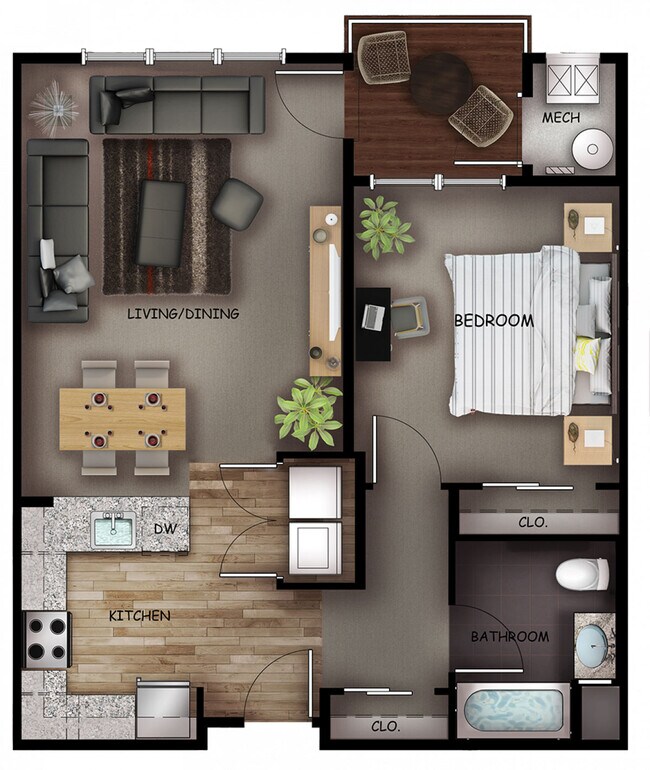 Floorplan - The Grove at Watsessing