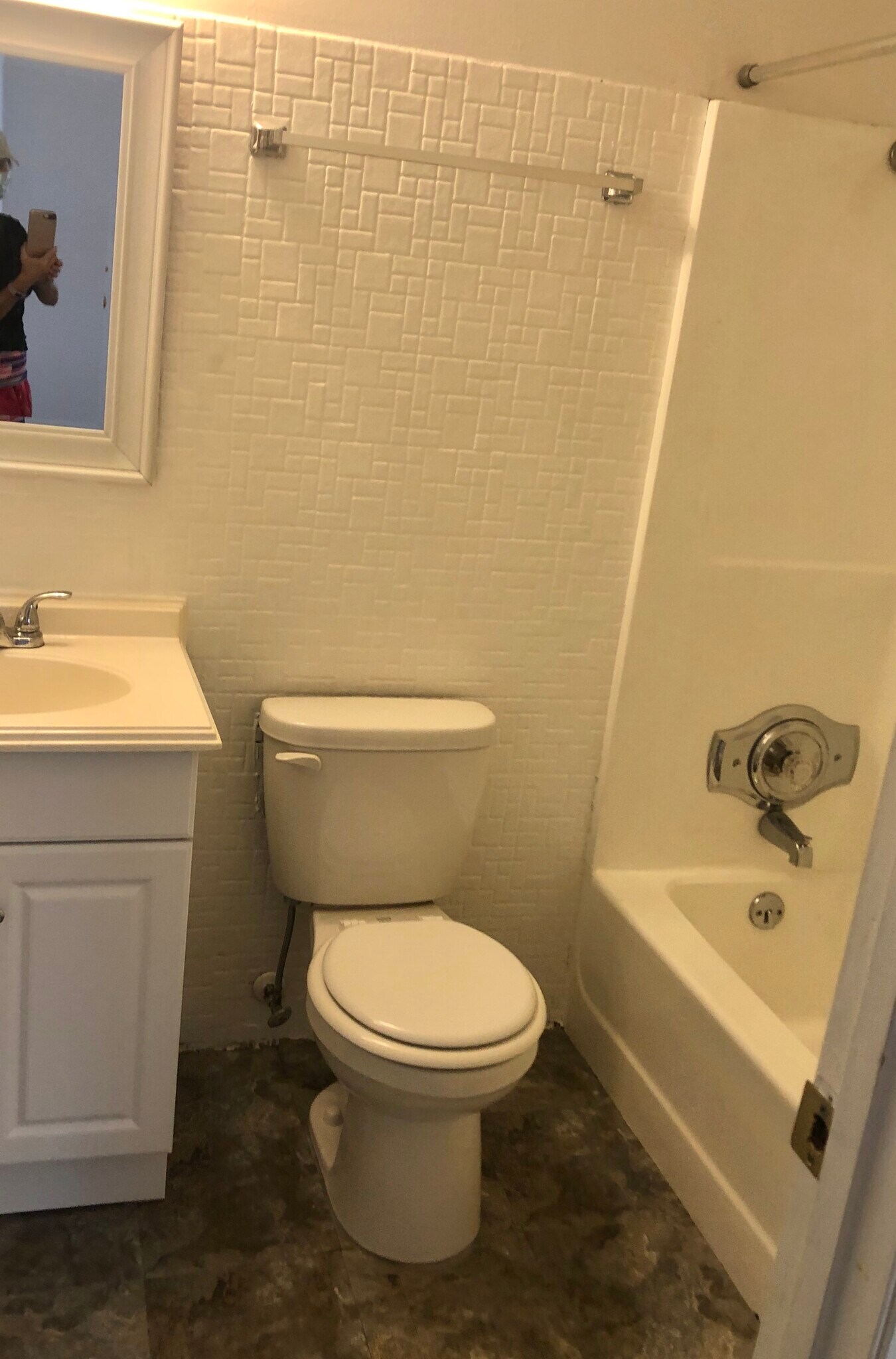 Bath conveniently located off bedroom. - 1026 Danwood Ln