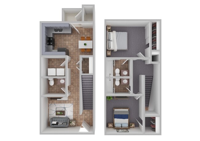 Floorplan - Whispering Sands Townhomes