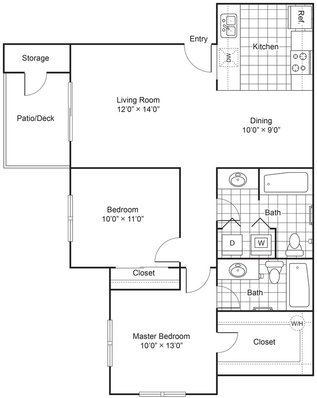 Floorplan - Tualatin Meadows