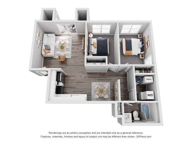 Floorplan - Westlake Place Apartments