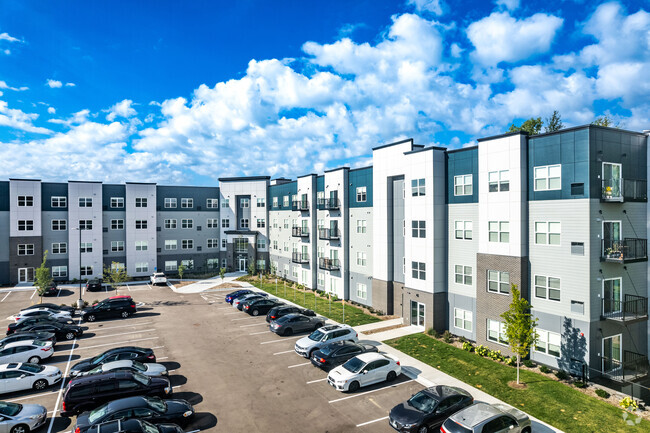 Building Exterior & Resident Parking | West St Paul New Apartments | The Westlyn - The Westlyn