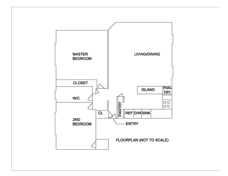 Floorplan - 1303 S Walter Reed Dr