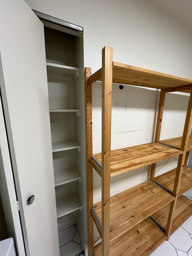 Kitchen closet and storage rack - 203 Yoakum Pky