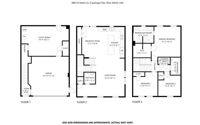 Building Photo - Pet-Friendly 3 Bedroom, 2.5 Bath Home for Rent in Cuyahoga Falls – Spacious & Charming!