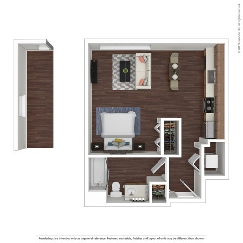 Floorplan - The Noble Apartments