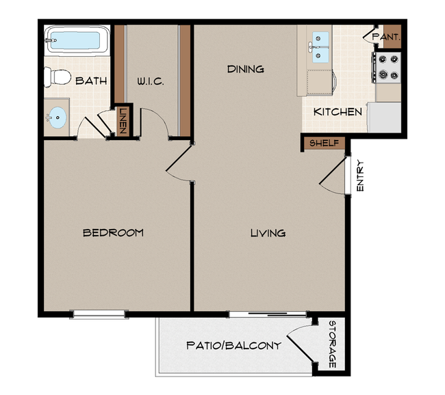 Floorplan - Summit at 7700