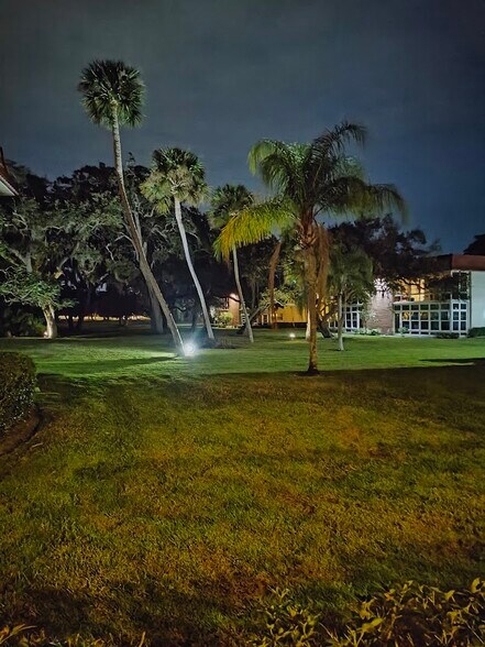 Night Time View Outside Unit facing backyard - 10 Vista Palm Ln
