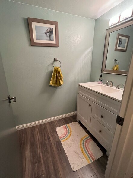 Downstairs half bath - 2809 Via Clarez