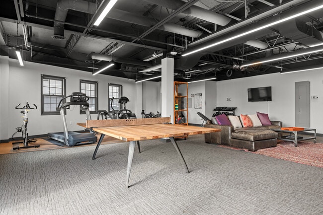 2BR, 2BA - 972SF - Club Room - Belden Square