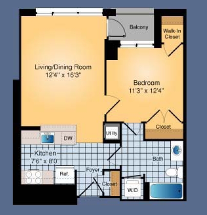 1BR/1BA - The Odyssey Condominiums