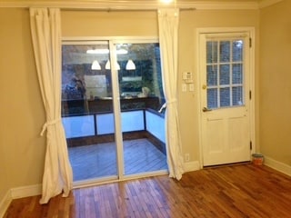 Front door is at rear and this is the view from inside looking at the patio - 791 Forrest St NW