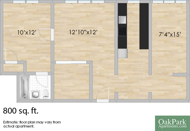 Floorplan - 804 Harrison St.