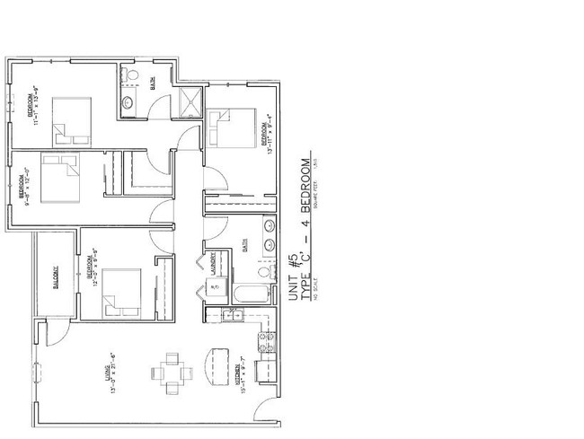 Floorplan - Kingston Village Apartments