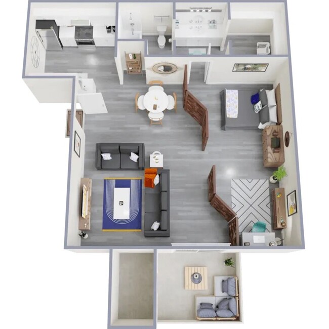 Floorplan - Hidden Cove Apartments