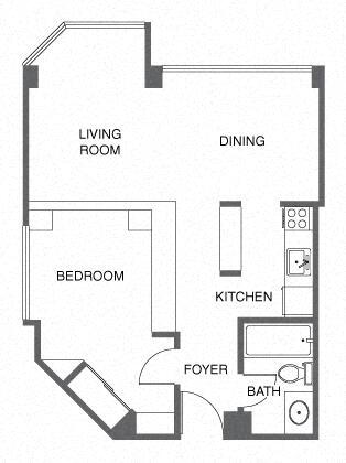 Floorplan - 2000 Broadway Street Apartments