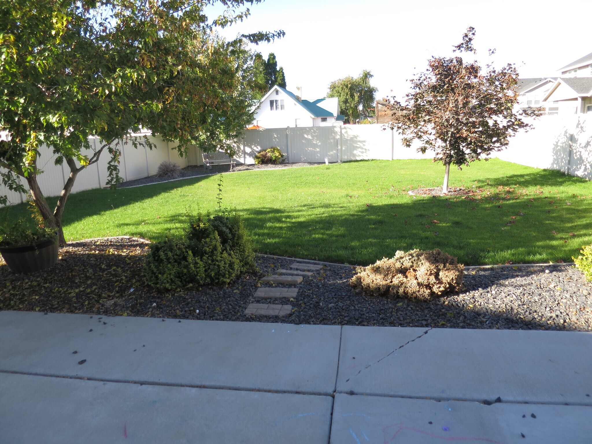 fully fenced backyard - 4322 E Arch Dr