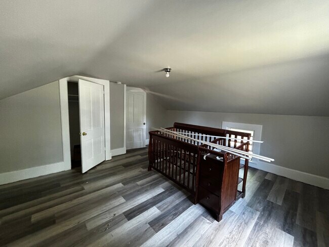 Bedroom upstairs - 420 E 2nd Ave