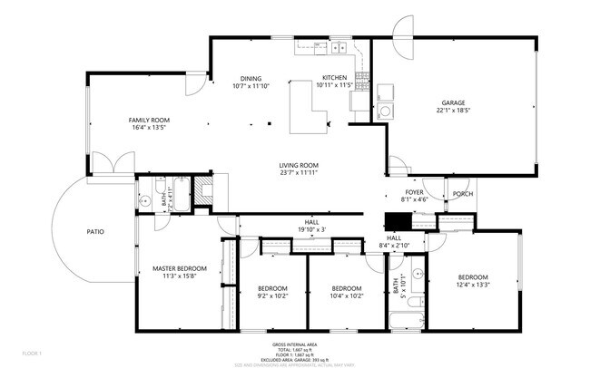 Building Photo - Spacious, Private! Great Yard! 4BD/2BA