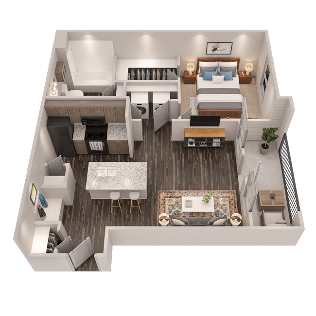 Floorplan - Gray Branch Apartments