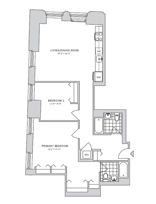 Floorplan - 70 Pine Apartments