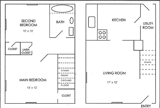 Floorplan - Colonial Manor Apartments