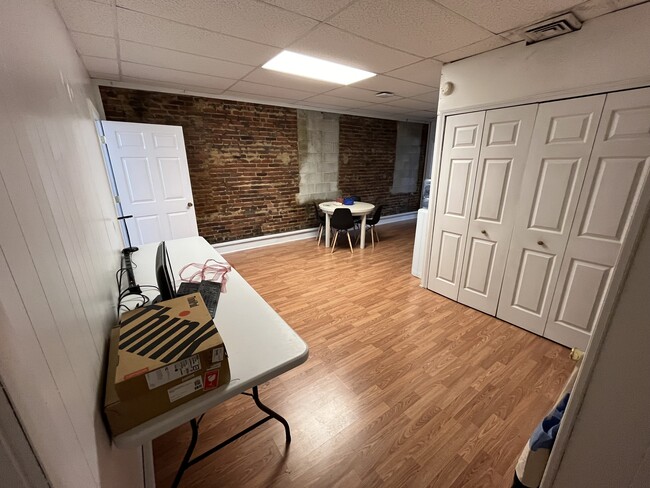 Laundry closet and desk area - 107 E Culton St