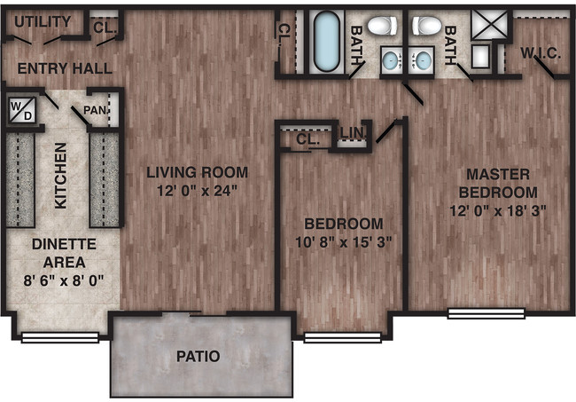 Floorplan - Peach Street Village