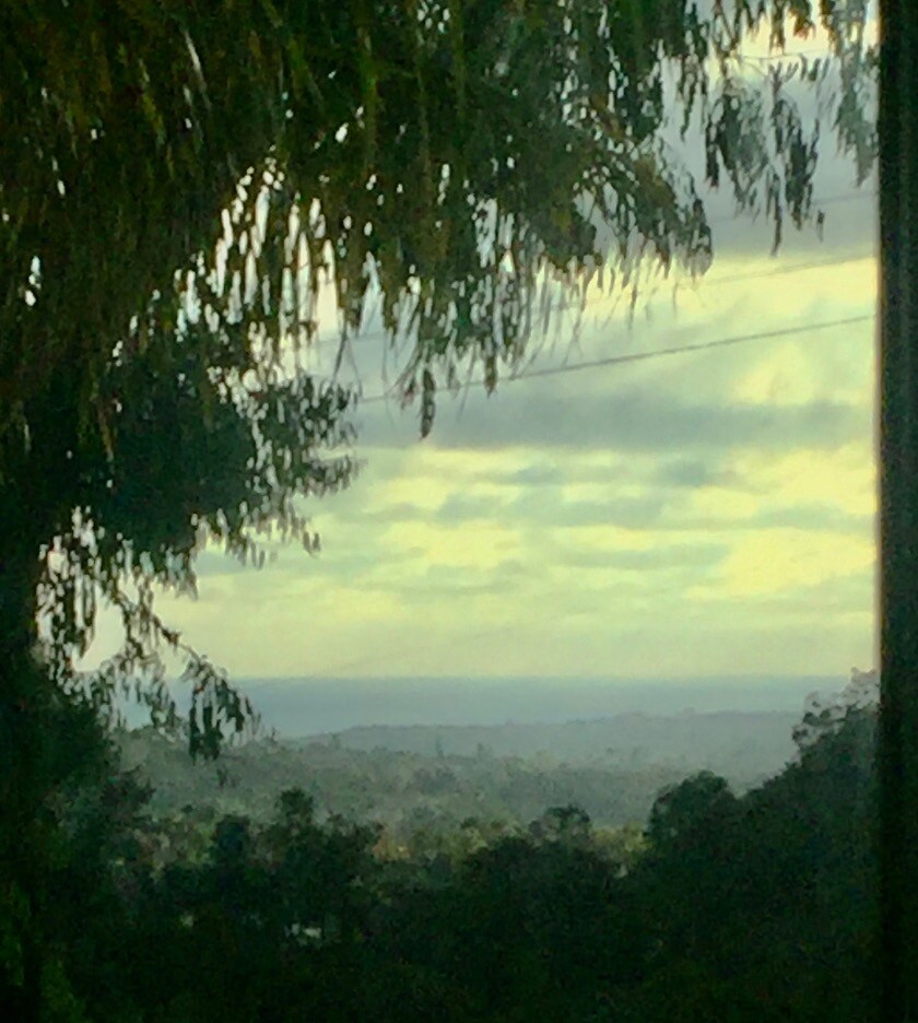 Ocean sunset, zoom/crop, 5.5 miles away - 1355 Waterbury Ct