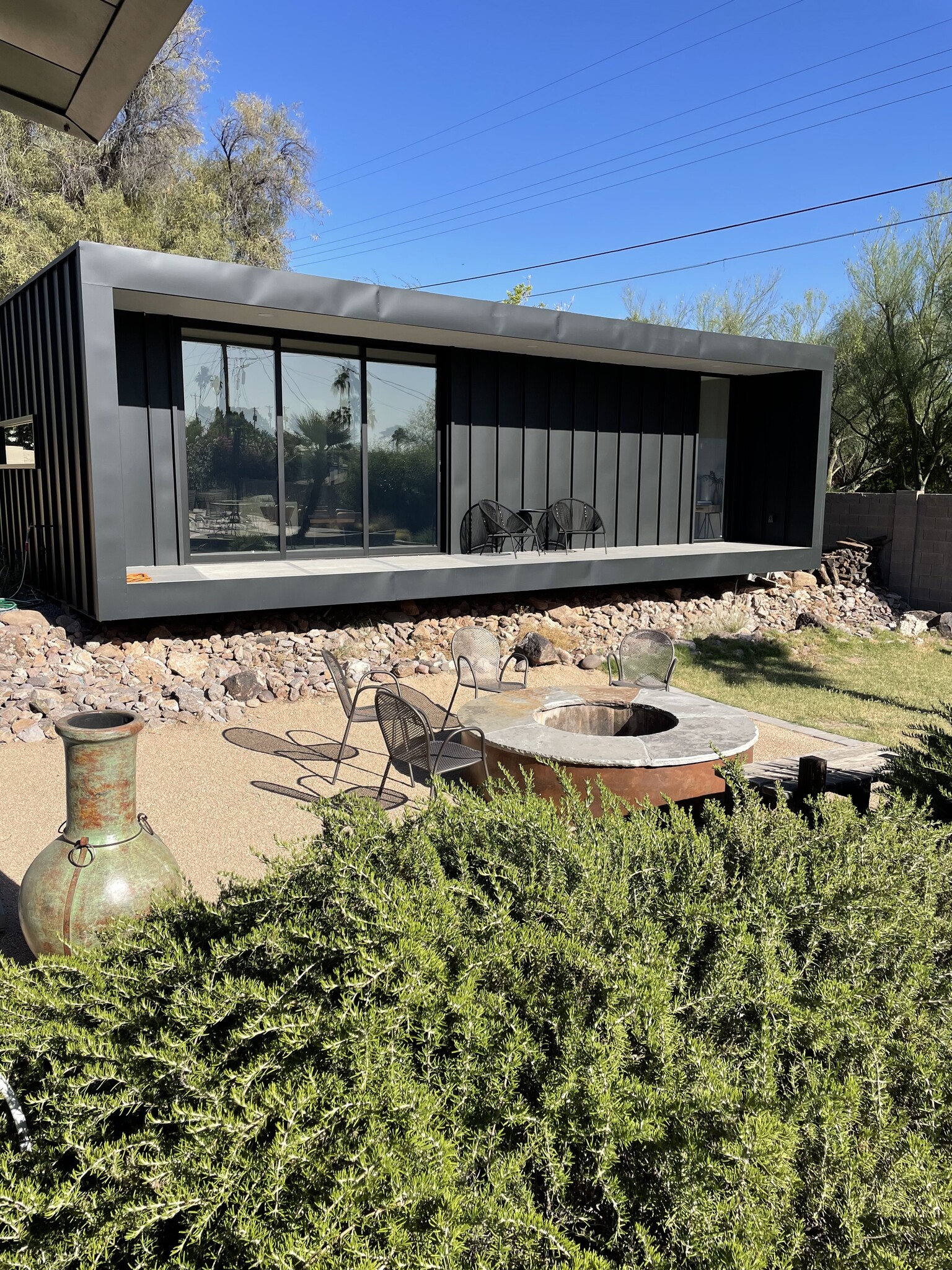 View from the yard - 4311 E McDonald Dr