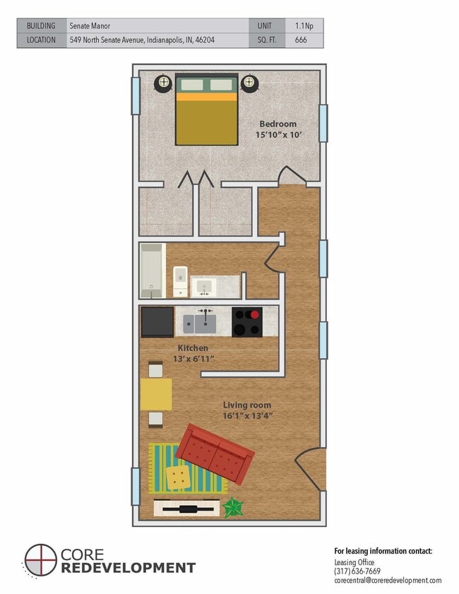Floorplan - Senate Manor