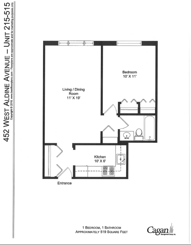 Floorplan - 450-508 W. Aldine