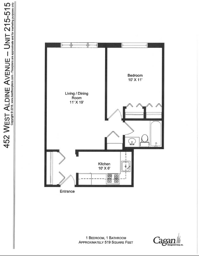 Floorplan - 452 W. Aldine