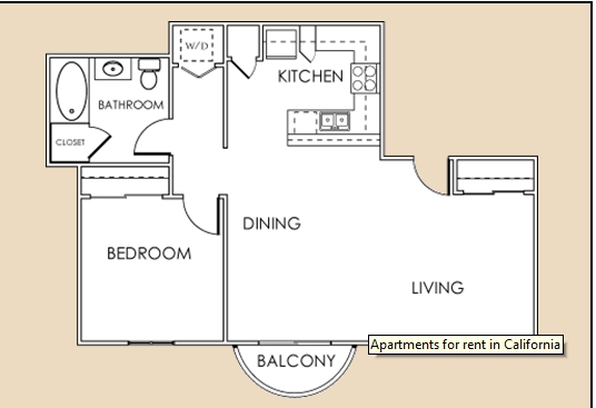 1BR/1BA - Perinos Luxury Apartments