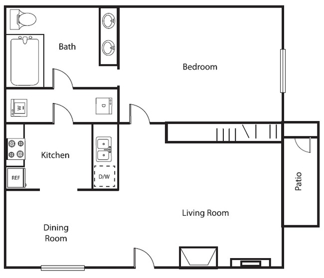 Floorplan - Lake Village West Apartments