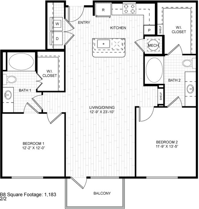 Floorplan - The Riley