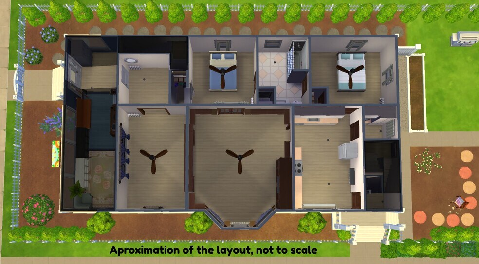 layout aproximation - 1727 Girard Ave N