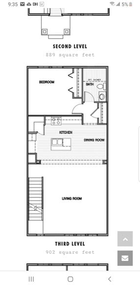 2nd floor layout - 694 E 355 N