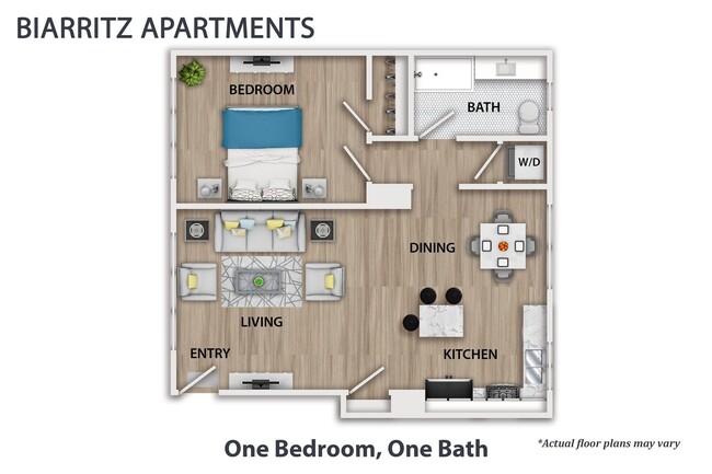 Floorplan - The Biarritz Apartments