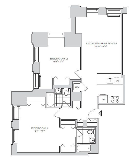 Floorplan - 70 Pine Apartments