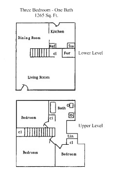 3BR/1BA - Emory Woods Apartments