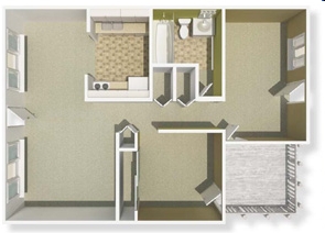 2BR/1BA - Willow Creek Apartments