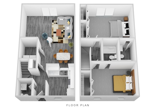 Floorplan - Ivy Hills Living Spaces