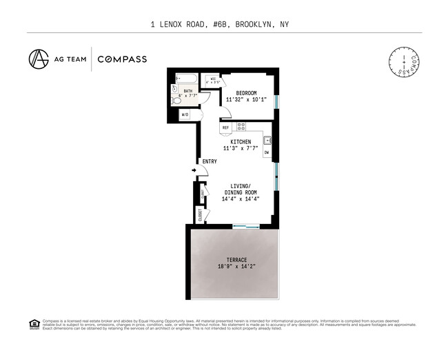 6B Floorplan - 1 Lenox Rd