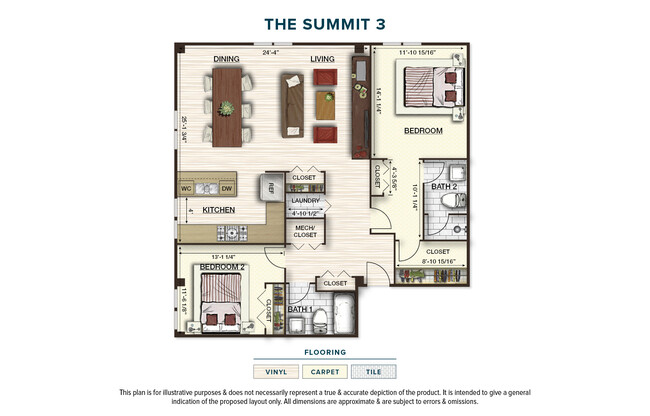 Floorplan - The Pinnacle @ 65