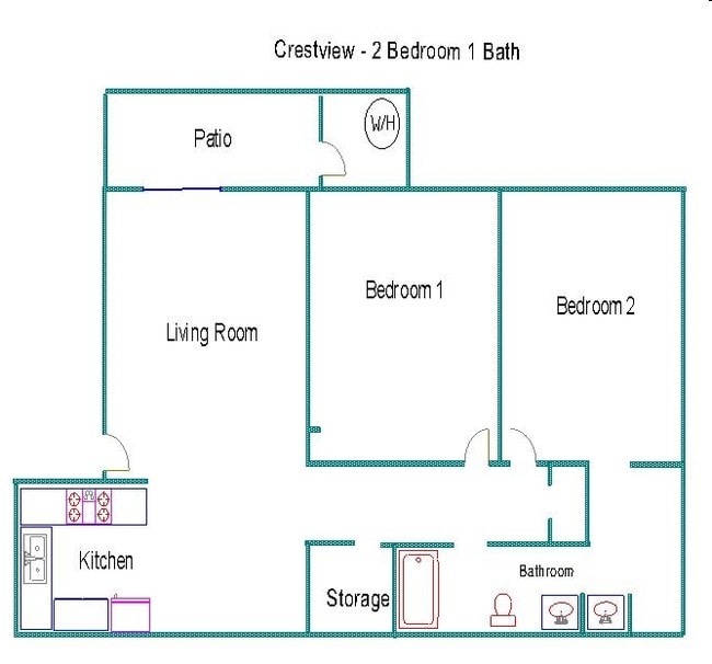 2BR/1BA - Citrus Place